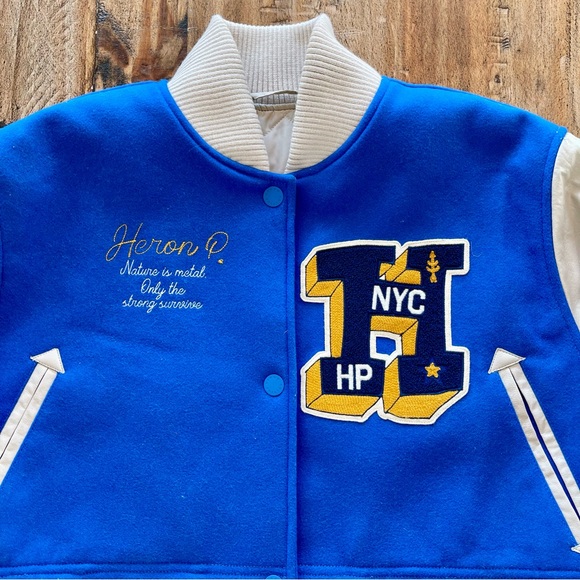 Heron Preston Wool Varsity Jacket - Picture 3 of 9